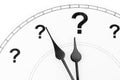 Question mark clock