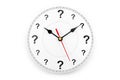 Question mark clock