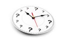 Question mark clock
