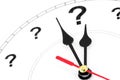 Question mark clock