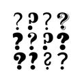 Question Mark icon Royalty Free Stock Photo