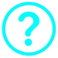 Question Mark Icon Design for Modern EPS Editable Illustration Royalty Free Stock Photo
