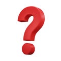 Question mark icon sign or ask FAQ and QA answer solution information on white background Royalty Free Stock Photo
