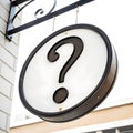 Question mark icon sign Royalty Free Stock Photo