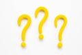 Question mark icon. Solving problem or search solution concept