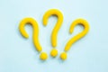 Question mark icon. Solving problem or search solution concept