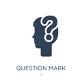 question mark icon in trendy design style. question mark icon isolated on white background. question mark vector icon simple and Royalty Free Stock Photo