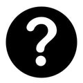 Question mark icon Royalty Free Stock Photo