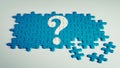Question Mark Puzzle Royalty Free Stock Photo