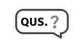 Question Mark in Speech Bubble, Communication Icon, vector design Generative AI Royalty Free Stock Photo