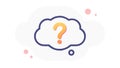 Question Mark in Speech Bubble Icon, Seeking Information Concept, vector design Generative AI Royalty Free Stock Photo