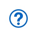 Question Mark Template Illustration Design. Vector EPS 10 Royalty Free Stock Photo