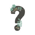 question mark. Vector illustration decorative design Royalty Free Stock Photo