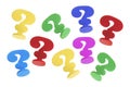 Question Marks Royalty Free Stock Photo