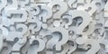 Question marks backround. FAQ, decision and confusion concept Royalty Free Stock Photo