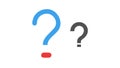 Question Marks Icon for FAQ, Help, and Uncertainty, vector design Generative AI Royalty Free Stock Photo