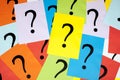 Question marks Royalty Free Stock Photo