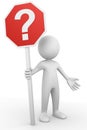 Question sign Royalty Free Stock Photo