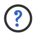 Question sign icon design Royalty Free Stock Photo