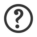 Question sign icon design Royalty Free Stock Photo