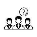 Questioner Vector Icon which can easily modify or edit