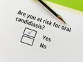 Questionnaire about dental care