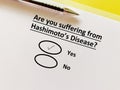 Questionnaire about disease and illness