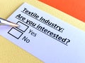 Questionnaire about industry