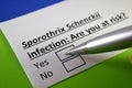 Questionnaire about infectious disease