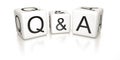 Questions and answers Royalty Free Stock Photo