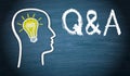 Questions and answers Royalty Free Stock Photo