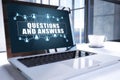 Questions and Answers Royalty Free Stock Photo