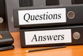 Questions and Answers Royalty Free Stock Photo