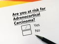 Questions about cancer risk