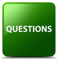 Questions green square button