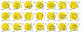 Questions line icons. Artificial Intelligence computer, phone with Question mark, Problem solve. Vector Royalty Free Stock Photo