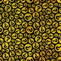 Questions. Seamless pattern.