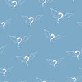 Questions seamless pattern. Vector questions background.