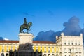 questrian statue of King JosÃÂ© in Lisbon (Portugal) Royalty Free Stock Photo