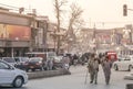 Quetta streets in the morning Royalty Free Stock Photo