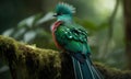 A beautiful photograph of Quetzal