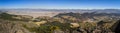 Panoramic view on the city of Quetzaltenango and the mountain around from la Muela, Quetzaltenango, Altiplano, Guatemala