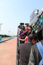 Queue of People on Kursura Submarine Museum