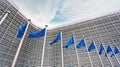 European Commission headquarters in Brussels, Belgium . Royalty Free Stock Photo