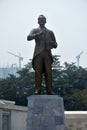 Manuel Quezon statue at Quezon memorial circle in Quezon City, Philippines