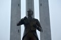 Manuel Quezon statue at Quezon memorial circle in Quezon City, Philippines