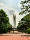 Quezon Memorial Circle in Manila Royalty Free Stock Photo