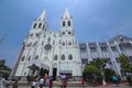 Quiapo, Manila, Philippines - The Minor Basilica of San Sebastian, the only steel building church in the country