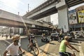 Quiapo, Manila, Philippines - The intersection of Claro M Recto and Rizal avenues. A busy day in the city