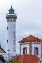 Lighthouse of Port-Maria in Quiberon town, Brittany